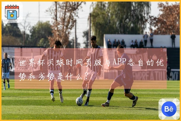 世界杯买球时网页版与APP各自的优势和劣势是什么？