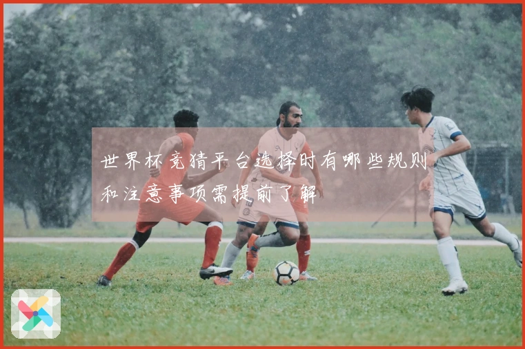 世界杯竞猜平台选择时有哪些规则和注意事项需提前了解